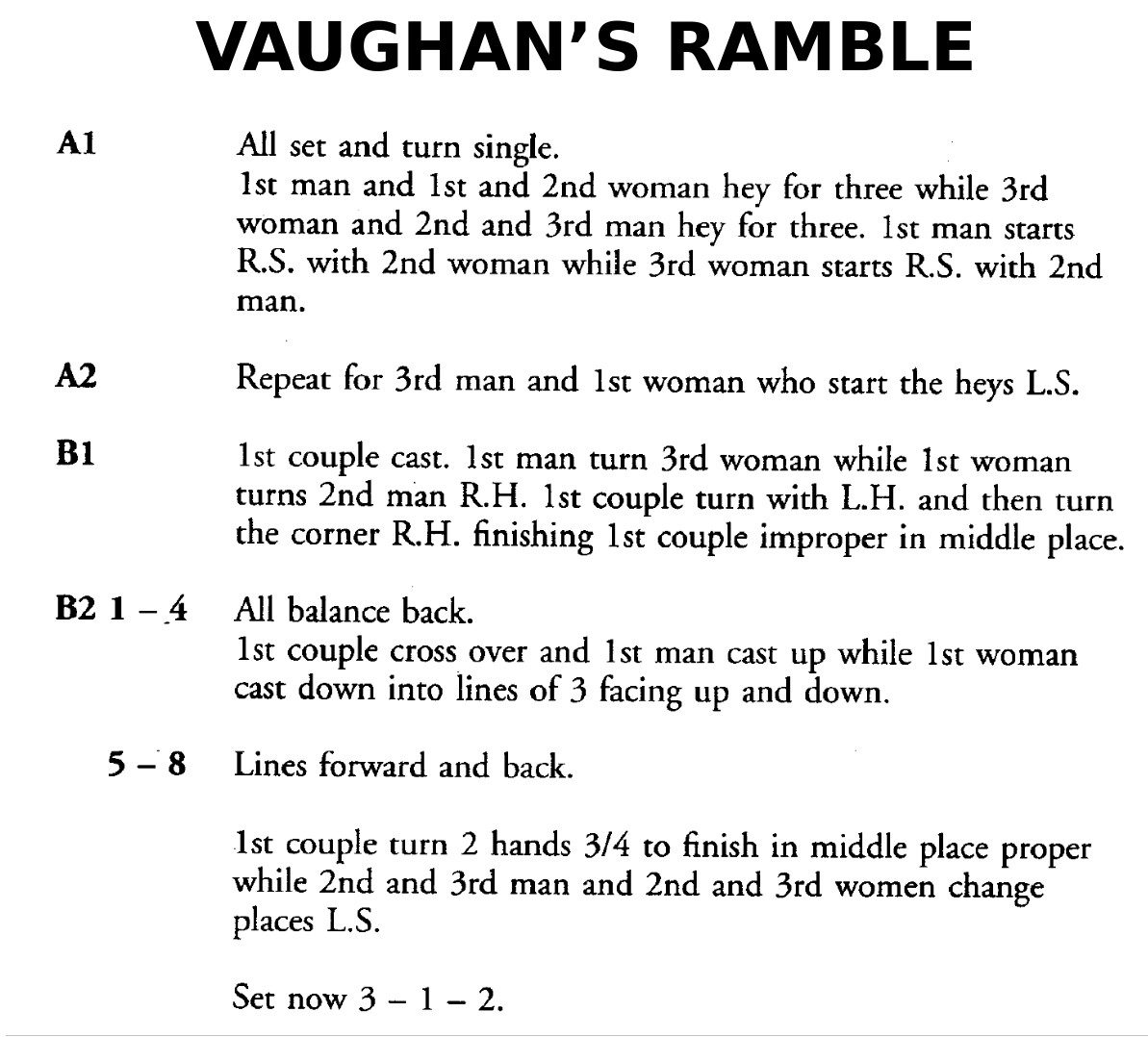 Vaughan's Ramble (dance)